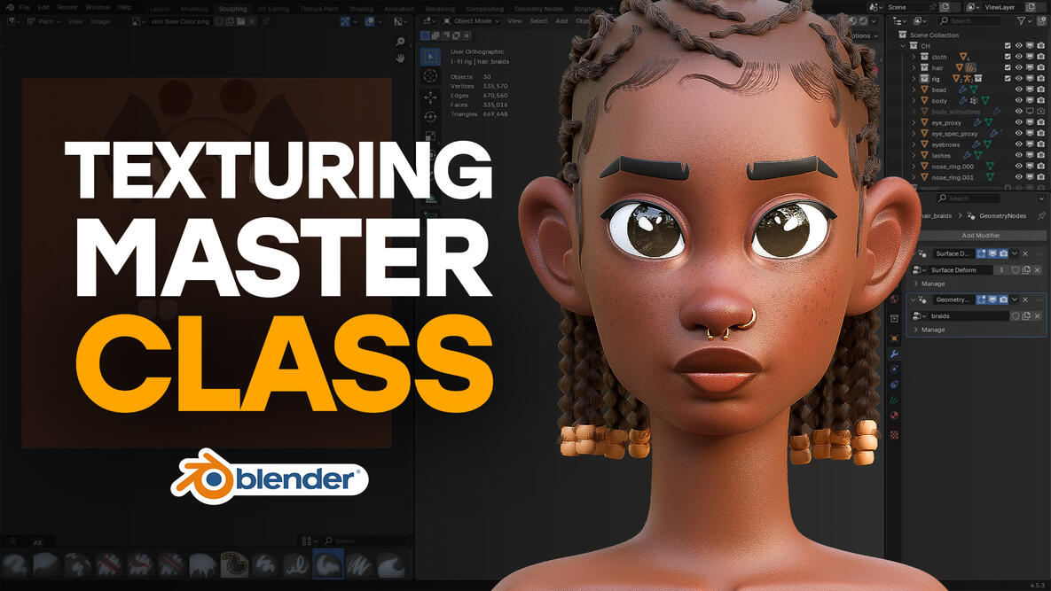 Use This Character Texturing Workflow In Blender