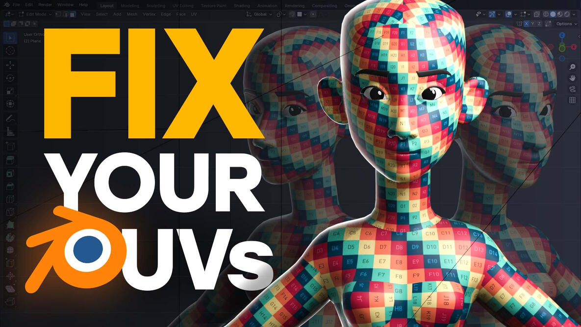 UV Unwrapping Characters for Beginners | Blender Tutorial