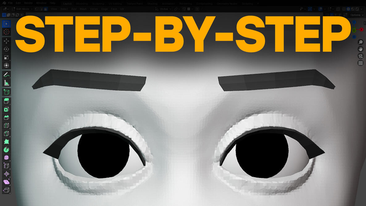 How NOT To Sculpt The Eyes | Blender Tutorial