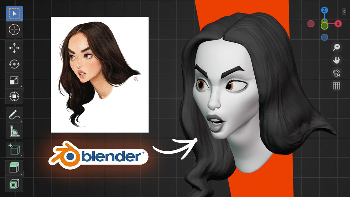 The Lazy Way to SCULPT FACES In Blender